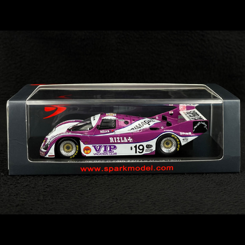 Porsche 962 C n° 19 24h Le Mans 1990 Team Davey 1/43 Spark S9882