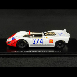 Porsche 908-2 n° 274 3rd Targa Florio 1969 Hans Herrmann 1/43 Spark S9246