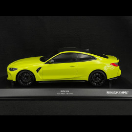 BMW M4 Competition Coupé 2020 Sao Paulo Gelb 1/18 Minichamps 155020120