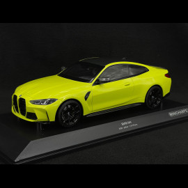 BMW M4 Competition Coupé 2020 Sao Paulo Gelb 1/18 Minichamps 155020120