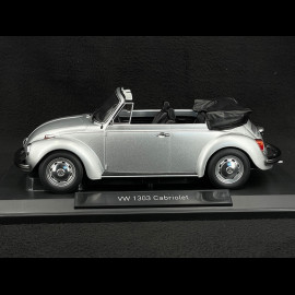 Volkswagen Beetle 1303 Cabriolet 1973 Silver Metallic 1/18 Norev 188530