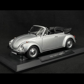 Volkswagen Beetle 1303 Cabriolet 1973 Silver Metallic 1/18 Norev 188530