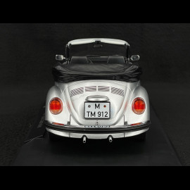 Volkswagen Beetle 1303 Cabriolet 1973 Silver Metallic 1/18 Norev 188530