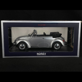 Volkswagen Beetle 1303 Cabriolet 1973 Silver Metallic 1/18 Norev 188530