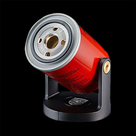 Porsche Lamp 911 Classic Oil Filter Spotlight Red / Black