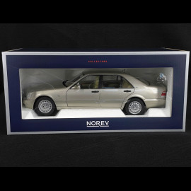 Mercedes-Benz S600 1997 Silver 1/18 Norev 183723