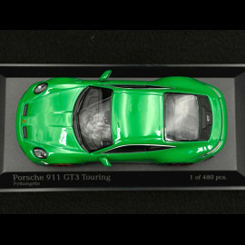 Porsche 911 GT3 Touring Coupe Type 992 2022 Pythongrün 1/43 Minichamps 410069602