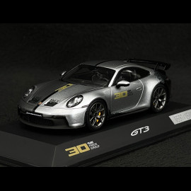 Porsche 911 GT3 Type 992 2022 30 Jahre Porsche Supercup 1993-2022 Silber / Schwarz 1/43 Spark WAP0202510P30Y