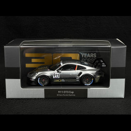 Porsche 911 GT3 Cup Type 992 2022 n° 911 30 years of Porsche Supercup 1993-2022 Silver / Black 1/43 Spark WAP0202500P30Y