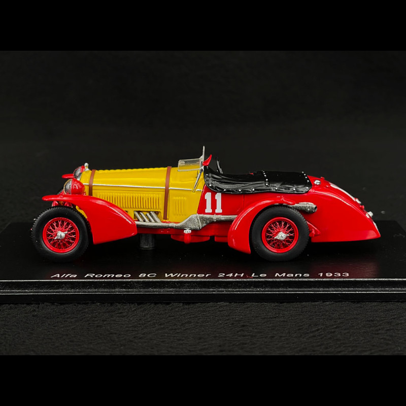 Alfa Romeo 8C Starter N°11 - Vainqueur 24H Du Mans 1933 - Kit Monté 1/43 - France