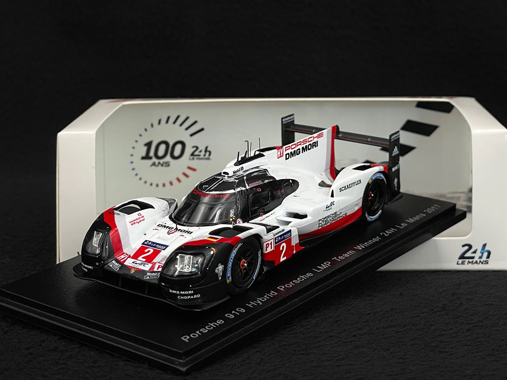 Porsche 919 Hybrid Winner Le Mans 2017 n° 2 LMP1 1/43 Spark 43LM17