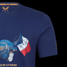 T-Shirt 24h Le Mans Centenary Pilot pattern Dark blue - men