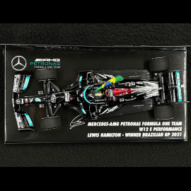 Lewis Hamilton Mercedes-AMG Petronas W12 n° 44 Sieger GP Brasilien 2021 F1 1/43 Minichamps 410212044
