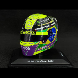 Lewis Hamilton Helm Mercedes-AMG Nr 44 Platz 2. 2022 Brazil F1 Grand Prix 1/5 Spark 5HF085
