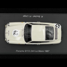 Porsche 911 S n° 42 Class winner 24h Le Mans 1967 Auguste Veuillet 1/43 Spark S9736