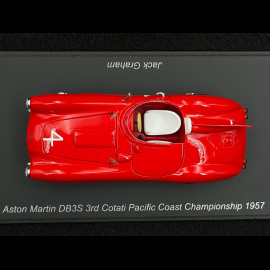 Aston Martin DB3 S n° 4 3rd Cotati Pacific Coast Championship 1957 Jack Graham 1/43 Spark US303