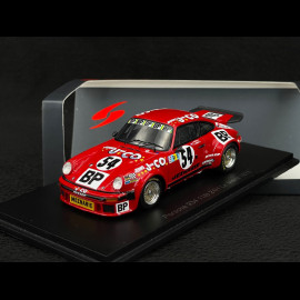 Porsche 934 Turbo Nr 54 Platz 5. Klasse 24h Le Mans 1976 Louis Meznarie 1/43 Spark S9818