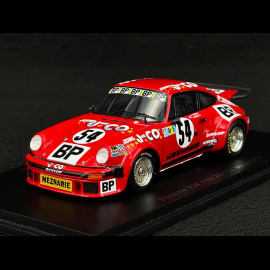 Porsche 934 Turbo Nr 54 Platz 5. Klasse 24h Le Mans 1976 Louis Meznarie 1/43 Spark S9818
