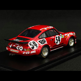 Porsche 934 Turbo Nr 54 Platz 5. Klasse 24h Le Mans 1976 Louis Meznarie 1/43 Spark S9818
