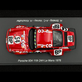 Porsche 934 Turbo Nr 54 Platz 5. Klasse 24h Le Mans 1976 Louis Meznarie 1/43 Spark S9818