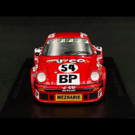 Porsche 934 Turbo Nr 54 Platz 5. Klasse 24h Le Mans 1976 Louis Meznarie 1/43 Spark S9818