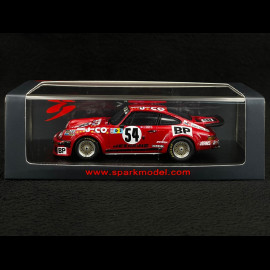 Porsche 934 Turbo Nr 54 Platz 5. Klasse 24h Le Mans 1976 Louis Meznarie 1/43 Spark S9818