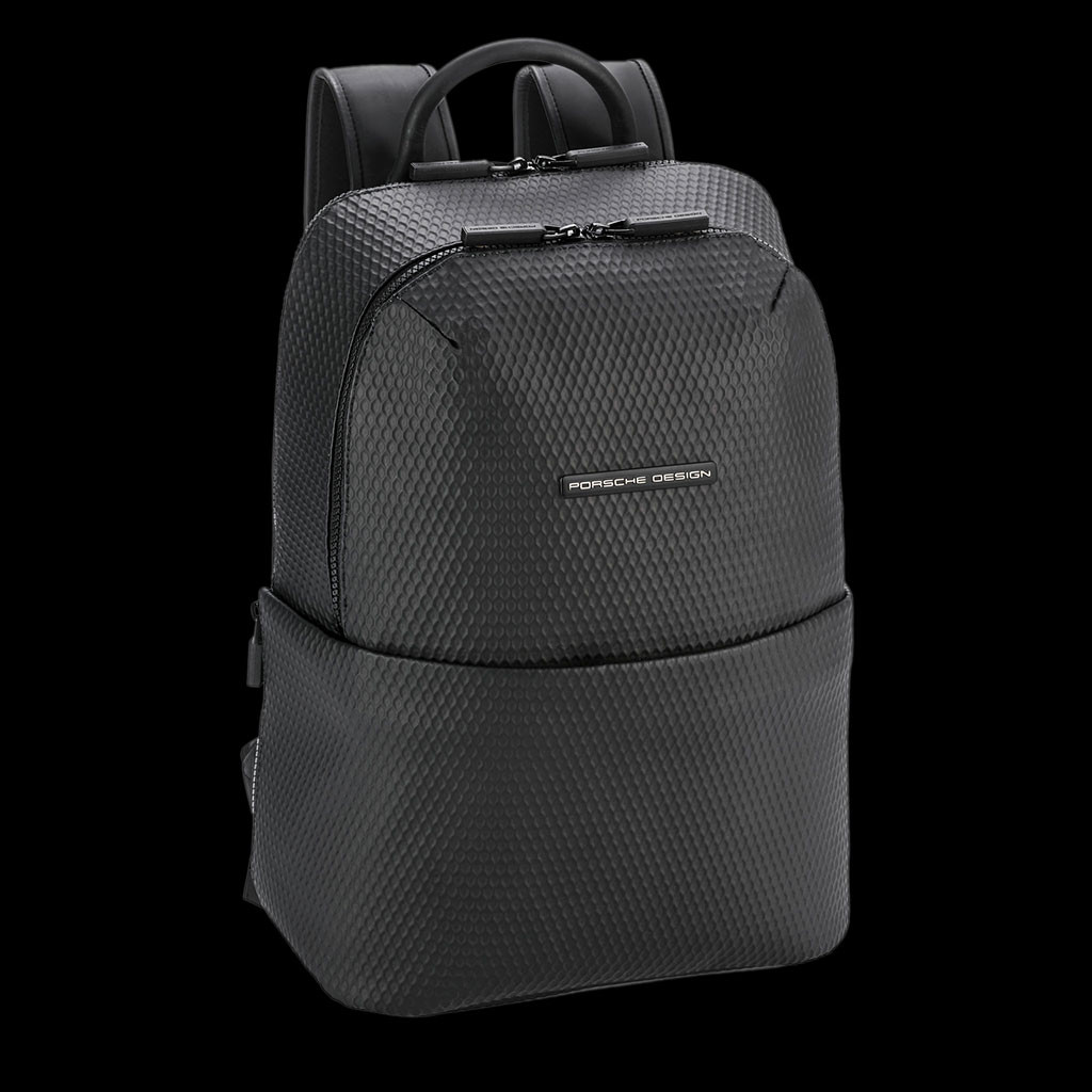 Porsche Design Backpack Faux leather Black Studio Backpack M 4056487045429 Elfershop