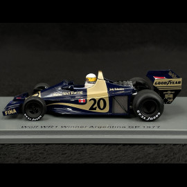 Jody Scheckter Wolf WR1 n° 20 Sieger GP Argentinien 1977 F1 1/43 Spark S9997