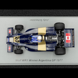 Jody Scheckter Wolf WR1 n° 20 Winner GP Argentina 1977 F1 1/43 Spark S9997