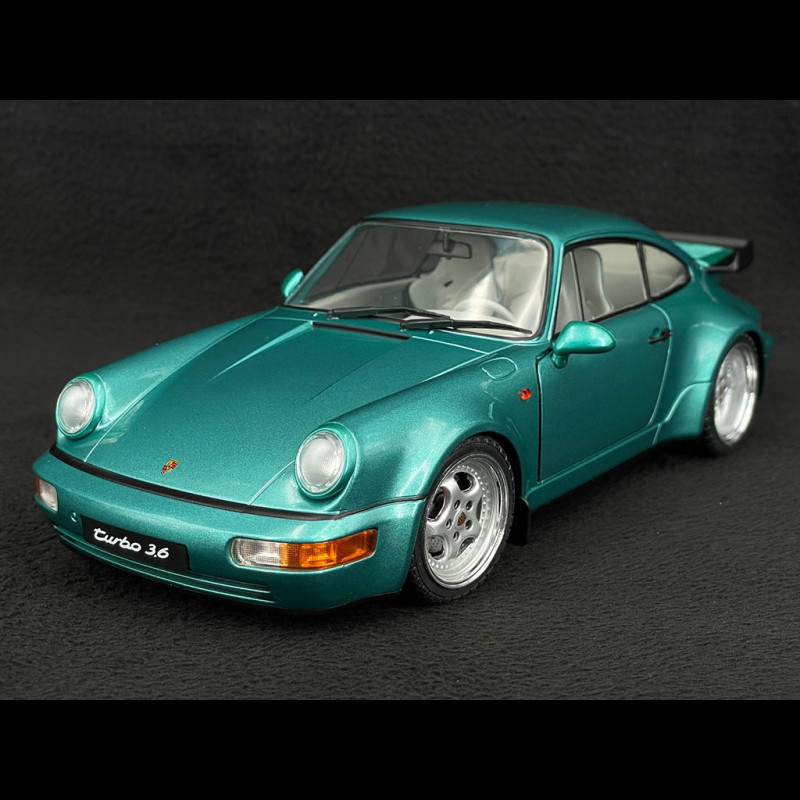 Porsche 911 Turbo Type 964 1991 Wimbledon Grün 1/18 Solido S1803407