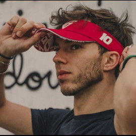 Pierre Gasly Visor Full Gas Red