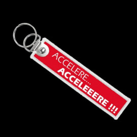 Fabric Keyring Pierre Gasly Monza 2020 Accelère Accelère Red