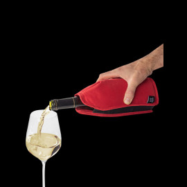 Wine and Champagne Cooling Sleeve Peugeot Frizz extensible 23cm Red