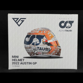 Pierre Gasly Signed Helmet GP Austin 2022 1/2