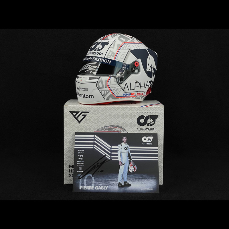 Pierre Gasly Signed Helmet GP France 2022 1/2