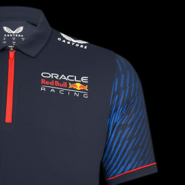 Red Bull Polohemd Sergio Perez Night Sky Fanwear Dunkelblau TM3182 - Herren