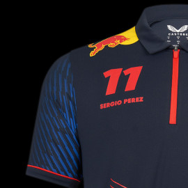 Red Bull Polo shirt Max VerstappenNight Sky Fanwear Dark blue TM3182 - Men