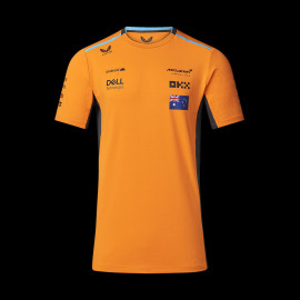 McLaren T-Shirt F1 Team Oscar Piastri Papaya Orange TM2609 - Herren