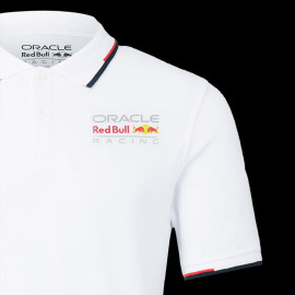 Red Bull Polo shirt Verstappen Pérez White Core White TU3303 - Unisex