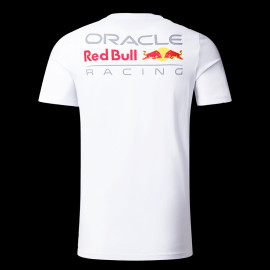 Red Bull T-shirt Verstappen Pérez White Core Weiß TU3306 - Unisex