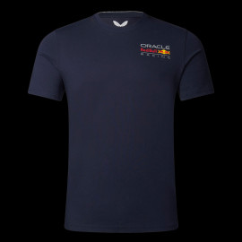 Red Bull T-shirt Verstappen Pérez Dark blue Core Dunkelblau TU3306 - Unisex