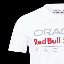 Red Bull T-shirt Verstappen Pérez White Logo Core White TU3307 - Unisex