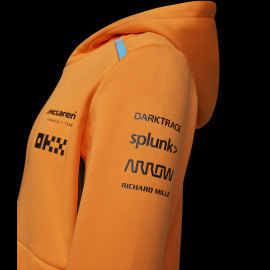 McLaren Sweatshirt Hoodie mit Kapuze F1 Team Norris Piastri Orange Papaya TJ2614 - kinder