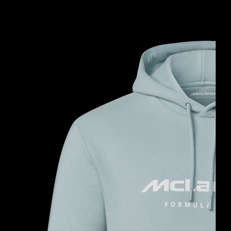 Sweat Gulf McLaren F1 Team Norris Piastri Hoodie à Capuche Bleu Gulf TM3413  - homme