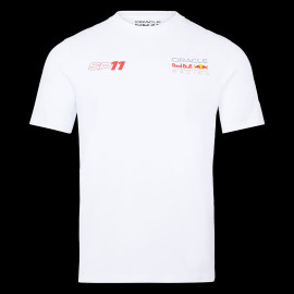 Red Bull T-shirt Sergio Perez Checo SP11 Weiß TU4423 - Unisex