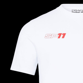 Red Bull T-shirt Sergio Perez Checo SP11 White TU4423 - Unisex