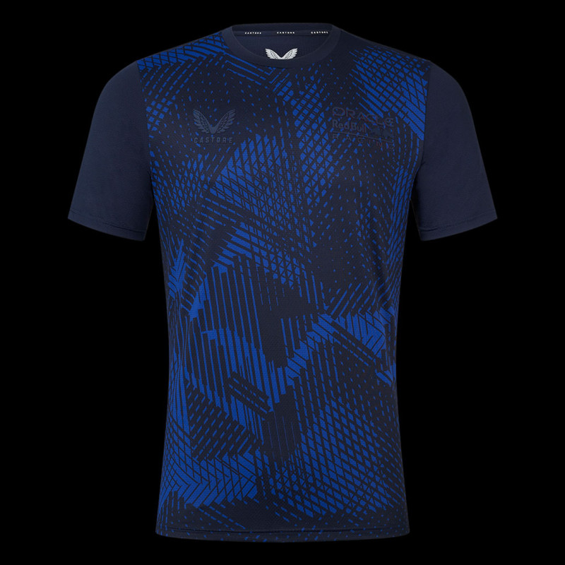 Red Bull T-shirt Running Verstappen Perez Night Sky Darkblue TM1957 - Men
