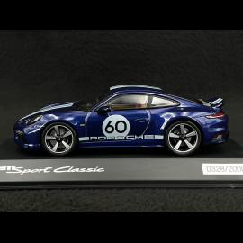 Porsche 911 Sport Classic Type 992 2022 Enzianblau 1/43 Spark WAP0200100PSCB