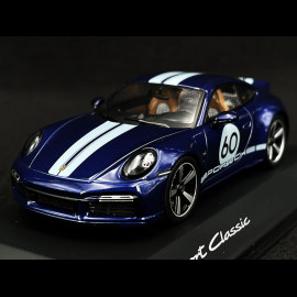 Porsche 911 Sport Classic Type 992 2022 Enzianblau 1/43 Spark WAP0200100PSCB