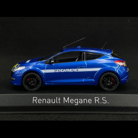 Renault Megane RS Gendarmerie 2011 Blau 1/43 Norev 517702